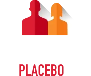 Silhouettes Icon Representing Placebo Patients